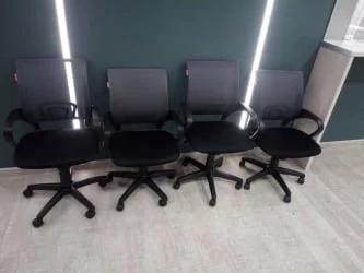 Кресло оператора CХАИРМАН 696 Черный пластик (блаcк) серый / CHAIRMAN (black)