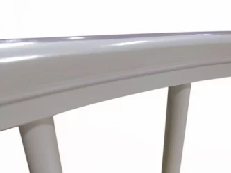 Детская кровать-манеж Меррй Хаппй Мини матовая Белая (3 в 1) / Merry Happy Mini