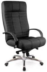 Кресло руководителя Атлант АЛ М кожа Черный / Atlant AL M