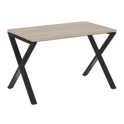 Стол рабочий ЛОФТ ВР.Л-СРКС-2.7 Металл черный Дуб Аттик / LOFT VR.L-SRX-2.7