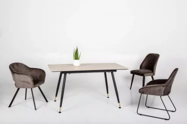 Кресло Оскар Арки микровелюр Желтый / Oscar Arki