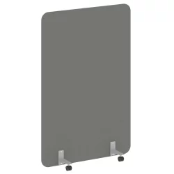 Перегородка на металлических опорах, на роликах Р-лине ДП.Р-120-180 Металлик / R-line DP.R-120-180