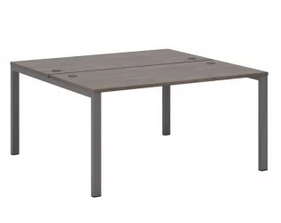 Бенч-система две столешницы Нев Лине НЛН36318334 Дуб шамони темный / New Line NLN36318334