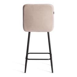 Полубарный стул Медео/Медео велюр, бежевый, 7, 42х56х102 см / Medeo/Медео
