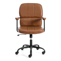 Кресло АЛПХА иск. кожа, Бровн (коричневый) / ALPHA Brown