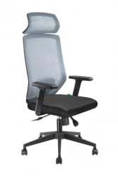 Кресло Бронте А755 Луксе Серый/Черный / Bronte A755 Luxe