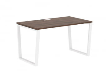 Стол письменный ЕДИС ЕВСТ 1380 Дуб Денвер темный Белый / EDIS EVST