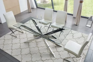 Стол Т088 (160) Серебро / T088