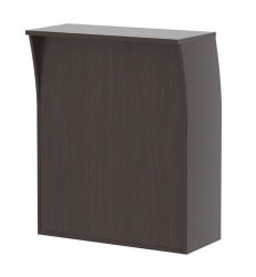 Стойка ресепшн прямая ИМАГО РС-1 Венге Магия / IMAGO