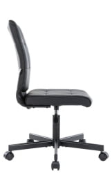 Кресло для персонала Еверпроф ЕП-300 Экокожа Черный / Everprof EP-300