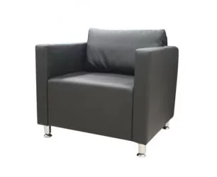 Кресло Робин Рб.002.01 иск.кожа Черная / Rb.002.01