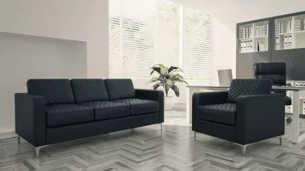 Диван трехместный Актив (3Д) ЕУРОЛИНЕ-9100 / EUROLINE-9100