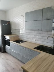 Глянцевый фартук (КОМПОЗИТ) КМ 10 Белый / KM