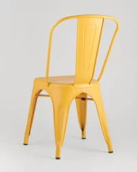 Стул ТОЛИКС с высокой спинкой Желтый глянцевый / TOLIX