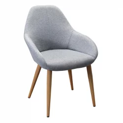 Кресло Кент Сканди Грей Натур / Kent