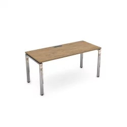 Стол рабочий, прямолинейный ГЛОСС ЛИНЕ НСР-П.008 Теаквоод / GLOSS LINE Teakwood