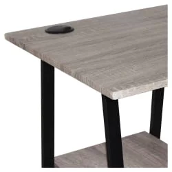 Письменный стол с полками БРАБИКС ЛОФТ CД-006 Дуб антик / BRABIX LOFT CD-006