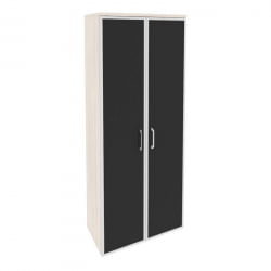 Шкаф высокий широкий ОНИКС O.ST-1.10R блаcк Денвер Светлый / ONIX black