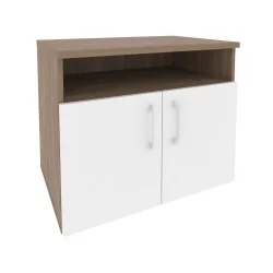 Тумба под оргтехнику ОНИКС О.ТМ-1 Дуб Аризона/Белый / ONIX O.TM-1