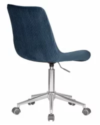 Кресло офисное ДОБРИН ДОРА Синий велюр 1922-20 / DOBRIN DORA