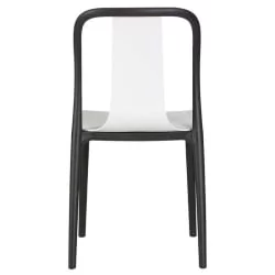 Стул обеденный ДОБРИН АДЭМ (черный/белый) / DOBRIN ADAM