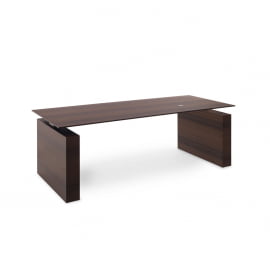 ТЕСЛА Стол письменный ЭВКАЛИПТ МОРЕН/ЧЕРН 110 101 ЕCЛ БЛ / TESLA ECL BL