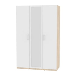 Шкаф распашный Р-198х135х45-1-М(ДСС-Белый) / R-198х135х45-1-M(ДСС-Белый)