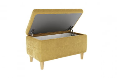 Пуф Чарли 2 ПМ-004.2 медовый (велюр) / PM-004.2