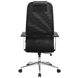 Кресло руководителя БРАБИКС ПРЕМИУМ Ултимате ЕКС-801 хром Черное / BRABIX PREMIUM Ultimate EX-801
