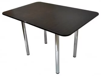 Стол обеденный Ломберный ХРОМ ЛДСП венге