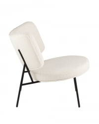 Кресло Дистриcт Лоунге букле Белый / District Lounge