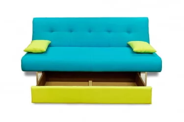 Диван дсп (лдсп) МАНГО 4 (2 категория) Бирюзовый/Салат / MANGO