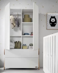 Шкаф Микуна Свинг А-1835 Вхите/Ватервоод / Micuna Swing A-1835 White/Waterwood