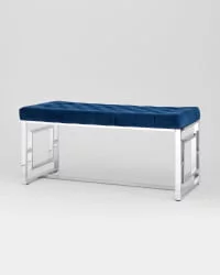 Банкетка БРУКЛИН велюр Синий