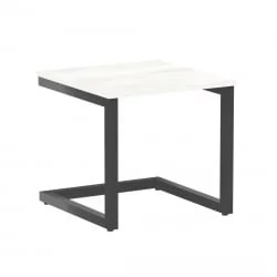 Журнальный стол ХОМЕ ОФФИCЕ ВР.СП-2-58.Г Снежная Платина/Антрацит металл / HOME OFFICE VR.SP-2-58.G