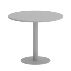 Стол журнальный круглый ХОМЕ ОФФИCЕ ВР.СП-5-90.1 Серый/Серый металл / HOME OFFICE VR.SP-5-90.1