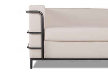 Диван четырехместный Аполло 2.0 (4Д) Кремово-белый Еуролине 907 / Euroline