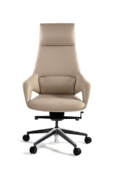 Кресло руководителя Шопен ФК 0005-А БЕИГЕ ЛЕАТХЕР / FK 0005-A BEIGE LEATHER