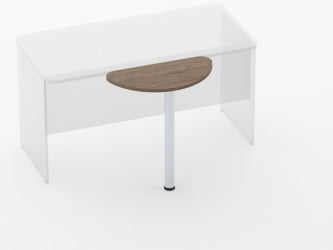 Приставка-полукруг Глассй 2.14 Дуб Верцаска / Glassy