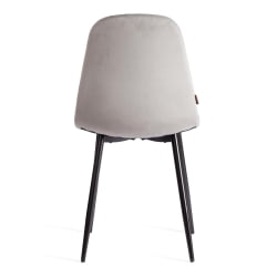 Металлический стул БРЕЕЗЕ (мод. ДЖСC-58) Велюр/металл , 44 х 53 х 86 см, грей (серый) ХЛР 19 / черный / BREEZE (mod. JSC-58) grey HLR