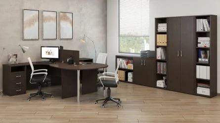 Двери высокие ТРД29654301 Темный дуб / TRD29654301