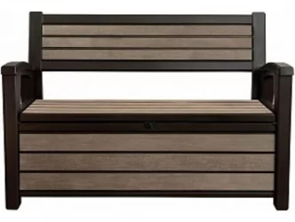 Скамья ХУДСОН СТОРАГЕ БЕНCХ 227 Л Коричневый/Антрацид / HUDSON STORAGE BENCH L