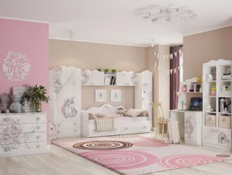 Кровать Фэнтези МДФ-07 Белый рамух / MDF-07