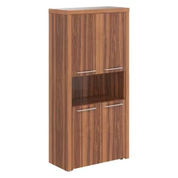 Шкаф с 2-мя комплектами глухих малых дверей и топом ЗЕНН ЗХC 85.4 Орех Даллас / ZENN ZHC