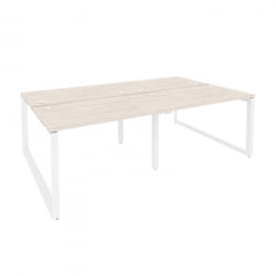 Рабочая станция на О-образном м/к ОНИКС О.МО-Д.РС-4.2.7 Денвер Светлый/Белый / ONIX O.MO-D.RS-4.2.7