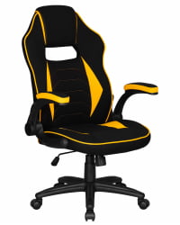 Кресло игровое ДОБРИН РИCК (черно-желтый) / DOBRIN RICK