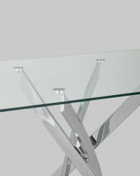 Обеденный стол Варна 120кс80 Стеклянный / 120x80