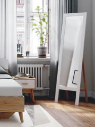 Зеркало навесное Калгари 11 Белый матовый