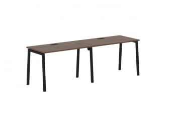 Бенч-система ЕДИС ЕЛВСТ 2367 Дуб Денвер темный Черный / EDIS ELWST