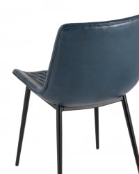Стул Деймон экокожа Темно-синий